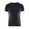 T-shirt Craft Essential RN nera uomo | running e outdoor