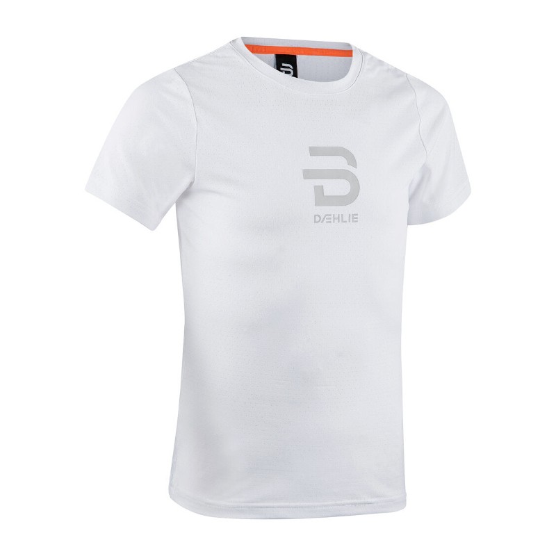 T-Shirt Daehlie Focus bianca junior | running e outdoor
