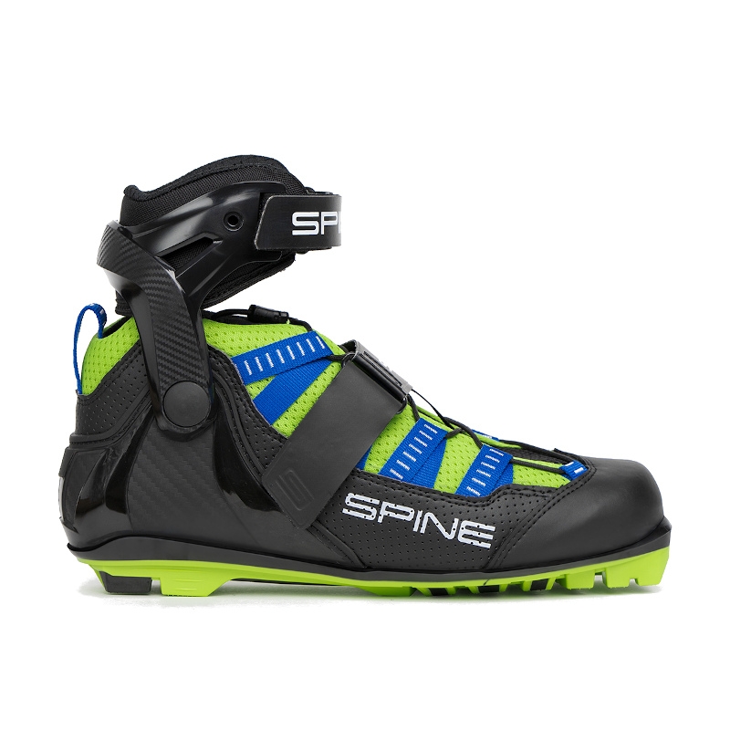 Spine Concept Skiroll Skate Pro black/green | scarpe da skiroll