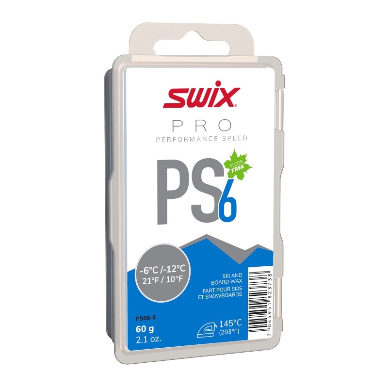 Swix PS6 Blue (-6°/-12°) 60g | paraffina