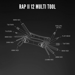 Lezyne Rap II 12 Fun Multitool
