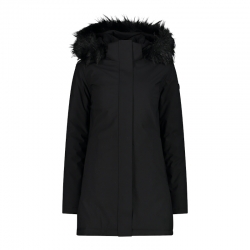 Coat Zip Hood U901 donna