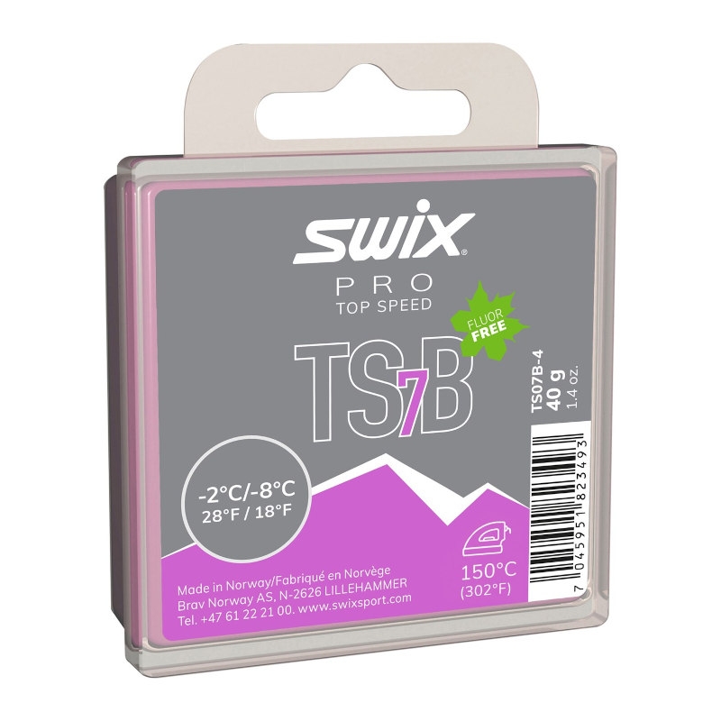 Swix TS7 Black (-2°/-8°) 40 g | paraffina