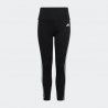 Adidas Leggings Essentials Aeroready 3-Stripes black/white girl