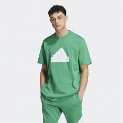Adidas T-shirt Future Icons semi court green uomo