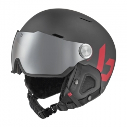 Bollè Might Visor Helmet titanium red matte / brown gun