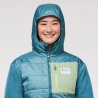 Cotopaxi Trico Hybrid Hooded Jacket blue spruce / drizzle donna