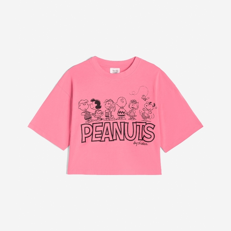 Freddy T-shirt corta con grafica Peanuts F63 donna