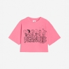 Freddy T-shirt corta con grafica Peanuts F63 donna