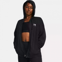 Under Armour UA Rival Terry Oversized Full-Zip 0001 donna | felpa cotone