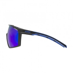 Uvex Mtn Perform 2416 black - blue matt| occhiali sportivi