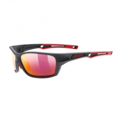 Uvex Sportstyle 232 P - 2330 black matt red| occhiali sportivi