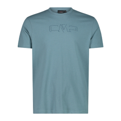 CMP T-shirt stretch in cotone con logo uomo - col. E772