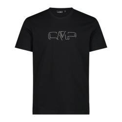 CMP T-shirt stretch in cotone con logo uomo - col. U901